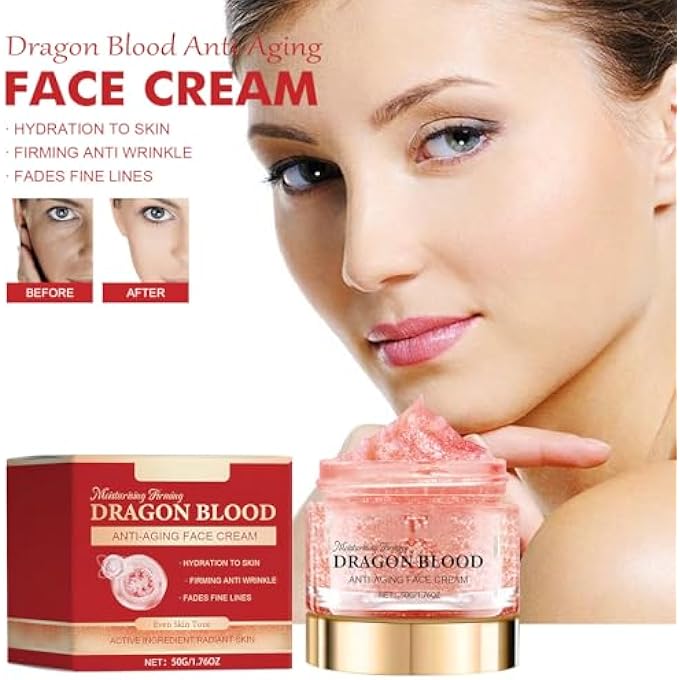 STRBOXONG مجموعة العناية بالوجه بدم التنين، كريم دم التنين السهل و Essence مضاد التجاعيد، مرطب ومغذي، يشد البشرة، مناسب لجميع أنواع البشرة - Image 2